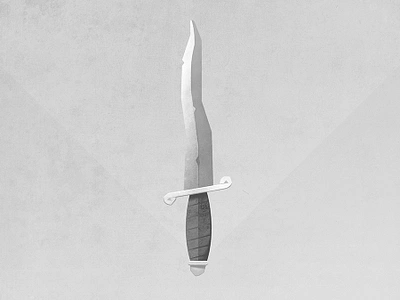 Dagger black and white dagger design digital illustration photoshop