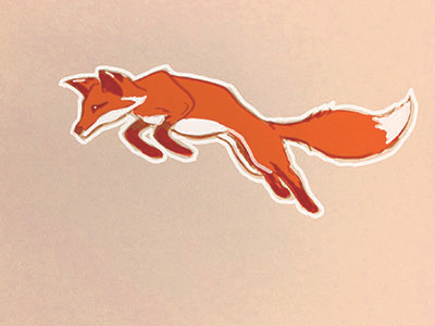 Fox Sketch fox illustration jump marker photoshop sketch
