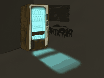 Spooky Vending Machine gif