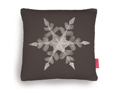 Snowflake Pillow contest cushion design home ohh deer pillow pillow case simple snow snowflake winter