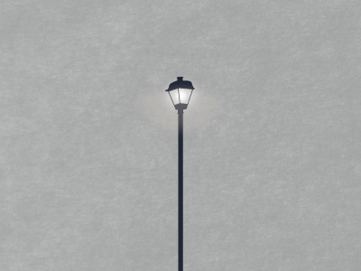 lamppost fog illustration illustrator lamppost light vector