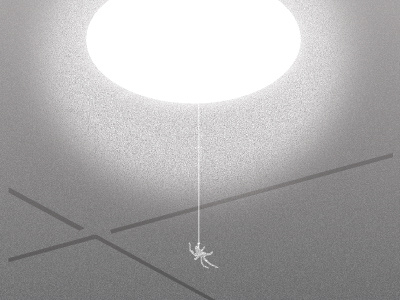 spider ceiling illustration illustrator light spider web