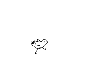 bird animation bird gif run cycle