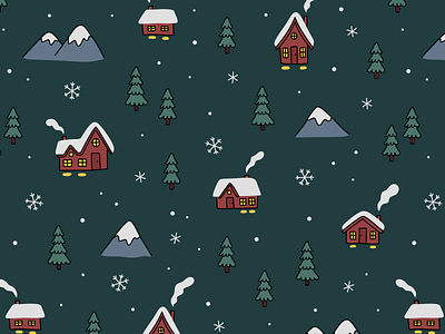 Cozy cabin pattern