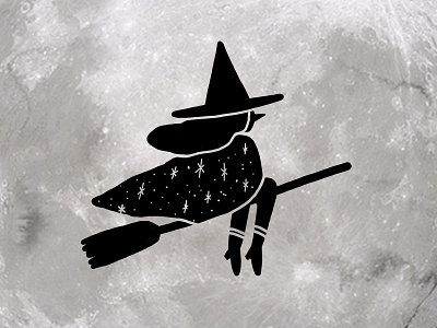 witch detail animation broom character countdown flying halloween illustration silhouette stars witch