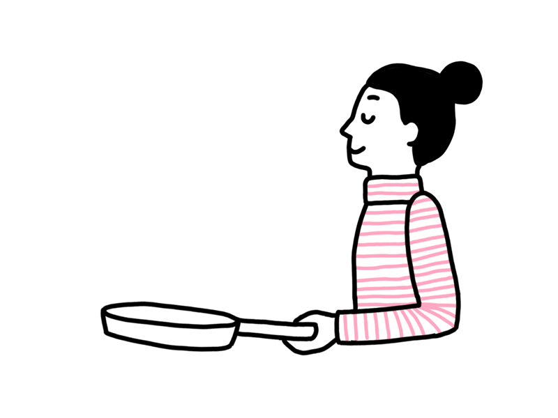 Day 9 30 days 30 days of characters girl hand drawn illustration line drawing pancakes person stripes