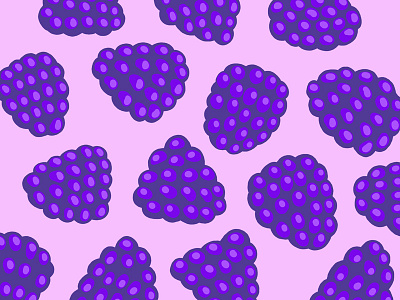 Blackberries berry blackberries food illustration illustrated pattern illustration pattern pattern design photoshop surface book 2