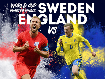 World Cup: England vs Sweden cup england football kane players soccer sportbook sweden world world cup