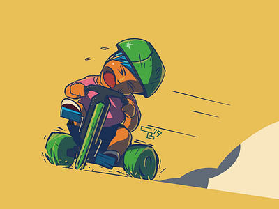 AAAAAAAAAA action big wheel bikes character character art character design childhood comic comics drawing illustration kids outside skid stunts summer