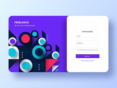 Freelance. Form Register