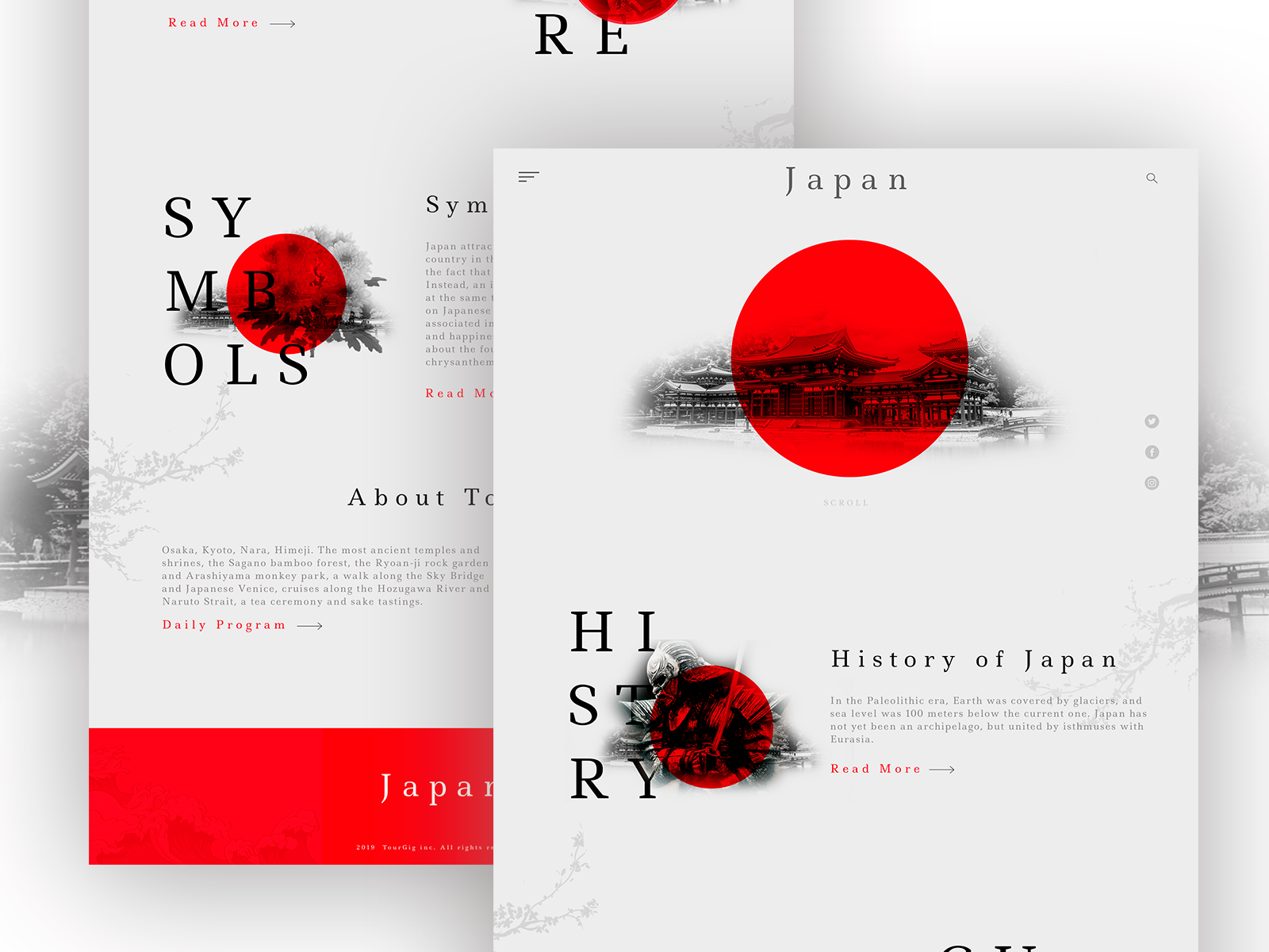 Japan Web Site By Anastasia Shalik On Dribbble