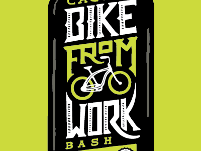 Bike From Work Bash Poster