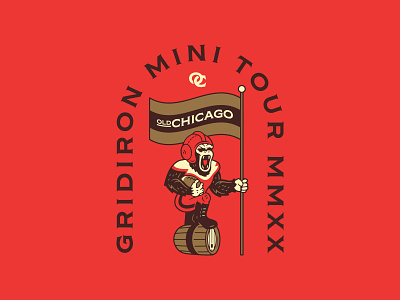 Old Chicago Gridiron Tour Tee 1