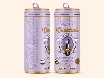 Warfield Canned Cocktails canned cocktails packaging ready to drink rtd spirits vodka