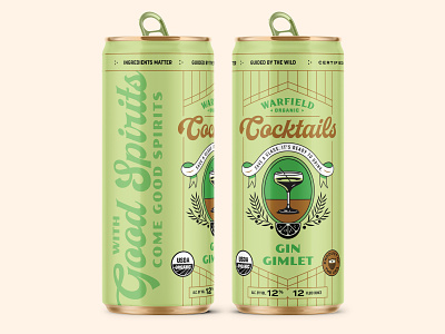 Warfield Canned Cocktails can canned cocktails gin packaging ready to drink rtd spirits