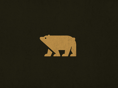 Bear animal bear clean grizzly icon logo