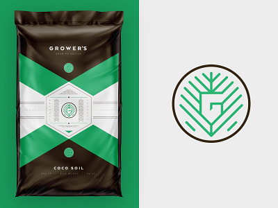 Grower's bag branding colorado marijuana packaging soil weed