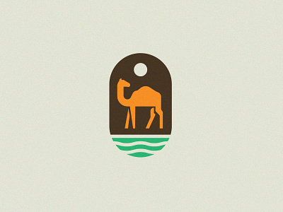 Camel animal bold camel clean icon identity logo restaurant simple