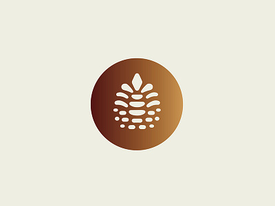 Lil pine cone I'm working on branding forest identity logo nature pine pine cone