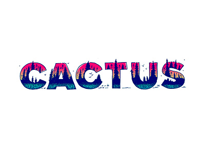 Cactus Type Experiment 2 cactus custom type typography