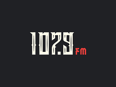 KBPI Rebrand logo metal punk radio rock roll typography