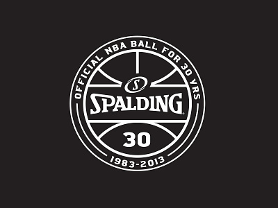 Spalding Badge badge basketball nba spalding