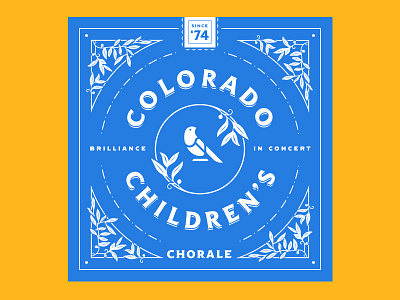 CCC 3 bird chorus colorado identity logo pattern song