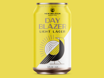 DayBlazer beer bird brewing craft lager new belgium packaging sun