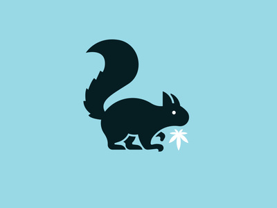 Secret Stash Squirrel dispensary logo marijuana squirrel weed