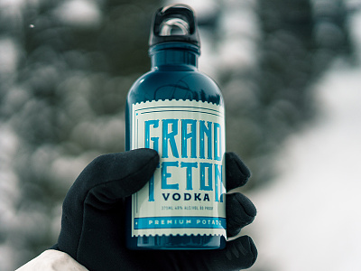 Grand Teton Distillery 375ml Vodka Packaging