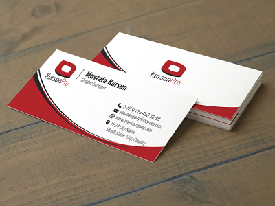 Business Card by Mustafa Kurşun on Dribbble