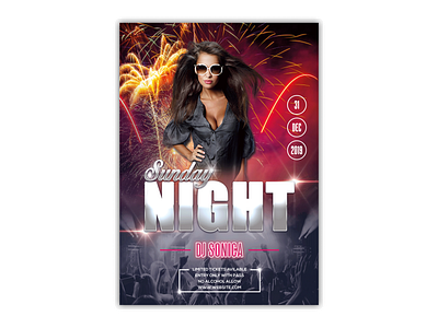 Music party flyer design