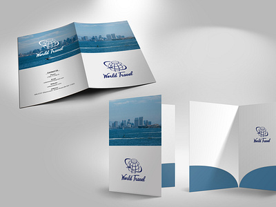 Travel Marketing Folder / Presentation Folder Design