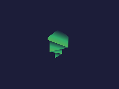 Nordic housing aurora borealis branding house illustrator logo