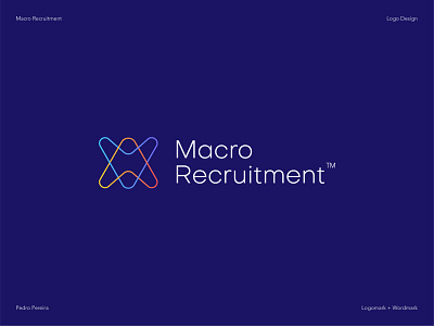 Macro Recruitment Branding brand design brand identity branding gradient graphic design logo logomark logotype logoword recruitment agency recruitmentsoftware ui web design webdesign webflow website