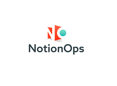 NotionOps Logo 3d letter 3d lettering 3d logo branding development digital geometric logo logomark modern notion software