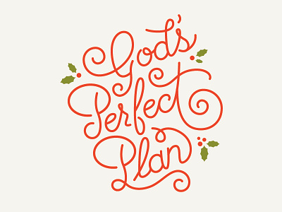 God's Perfect Plan advent christmas church gods holly ministry perfect plan