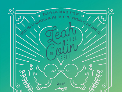 Leah & Colin Invitation Package