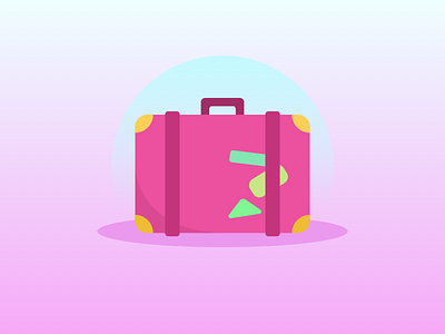 Suitcase design icon illustration travel vector vectorart