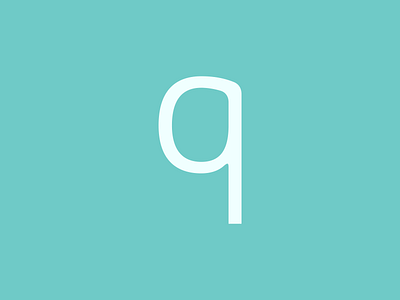 Lowercase q Glyph 2d adobe art artwork design font graphic design lettering modern type design typeface typography vector