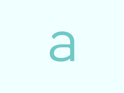 Lowercase a Glyph 2d adobe art artwork design font graphic design lettering modern type design typeface typography vector
