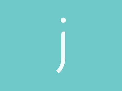 Lowercase j Glyph 2d adobe art artwork design font graphic design lettering modern type design typeface typography vector