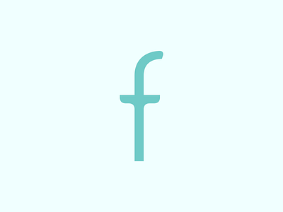 Lowercase f Glyph 2d adobe art artwork design font graphic design lettering modern type design typeface typography vector