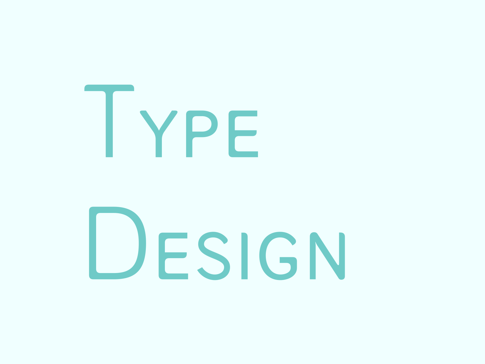 Type Design by Eksign on Dribbble