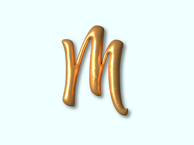 Capital Letter M 2d 3d adobe art artwork design font graphic design lettering modern type design typeface typography vector