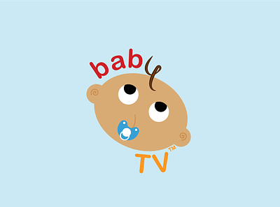 BabyTV Logo Redesign baby tv branding cartooning design designsbylos illustration logo logo redisign