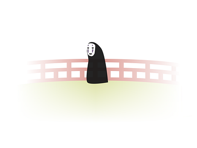 Kaonashi/No-Face design fanart flat ghibli health illustration kaonashi noface spirited away