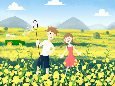 My travel diary 02——Luoping illustration