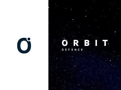Orbit Defence Branding branding defence flat identity logo orbit space type typogaphy