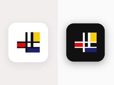 If Piet Mondrian needed an app icon...